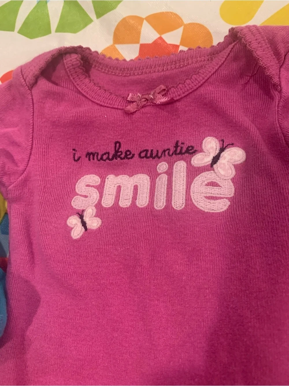 Baby Girls Short Sleeve Graphic Onesies